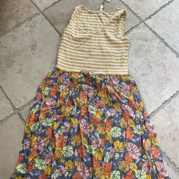 NWT MATILDA JANE Adventure Begins Summer Sunset Striped Dress Size Medium - Picture 2 of 7